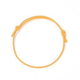 Bracciale regolabile in cordino di poliestere cerato