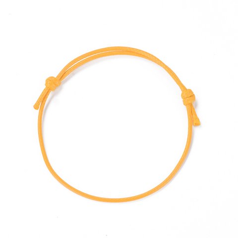 Verstellbares Armband aus gewachster Polyesterkordel