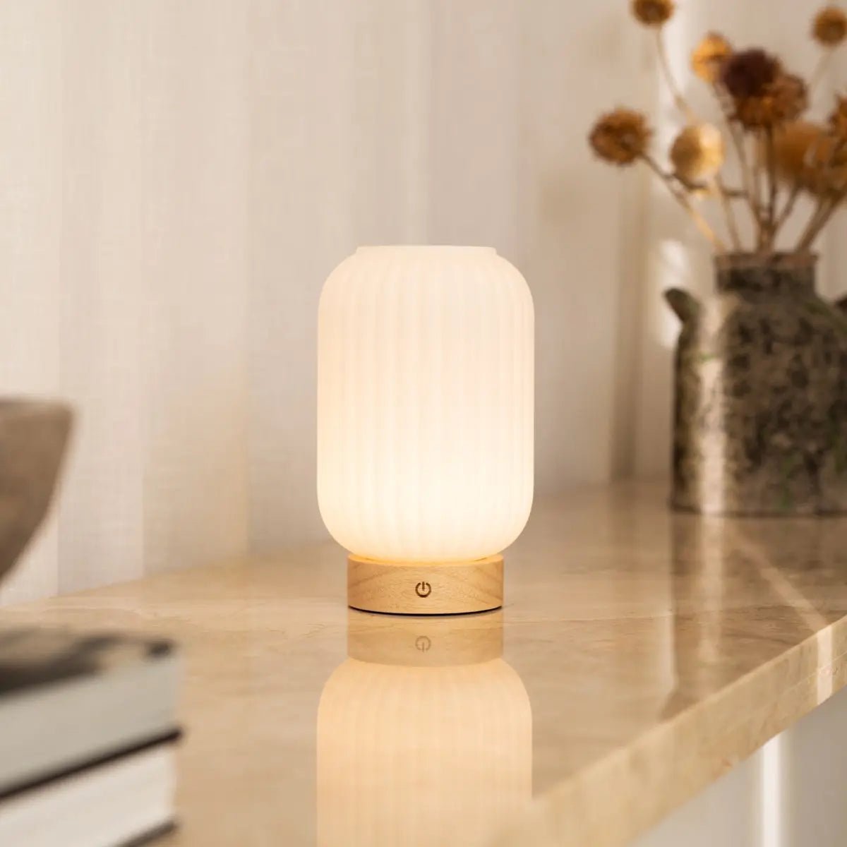 Lampada ricaricabile Lilly Marrone Chiaro