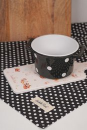 Küchentuch Polka Dot Anthrazit 50x70 cm Isabelle Rose
