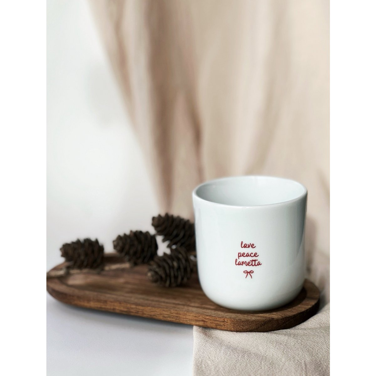 Becher Tasse X-Mas rot