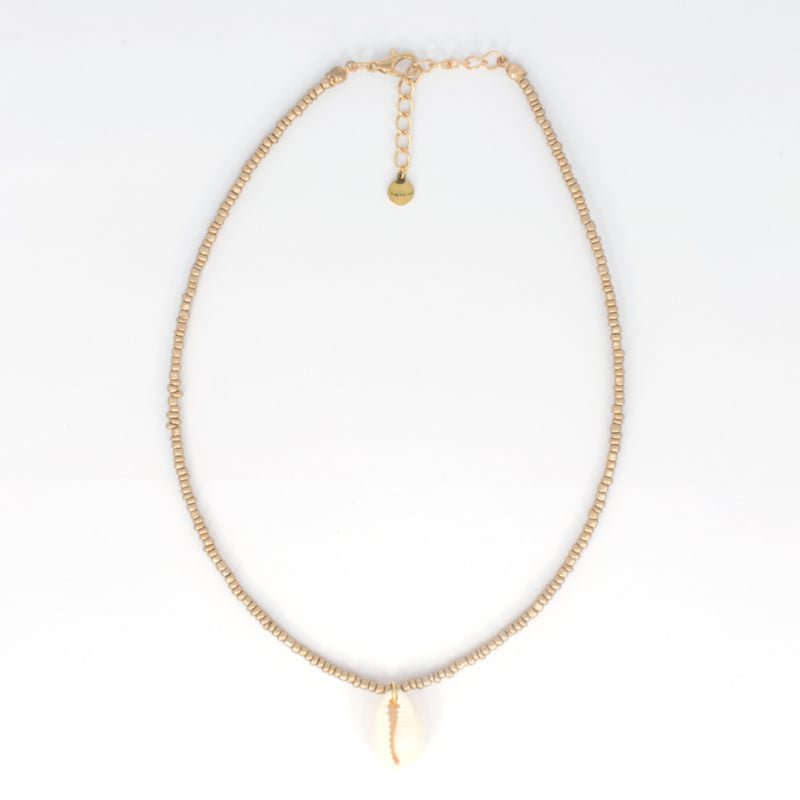 Necklace beads | Shell | Gold