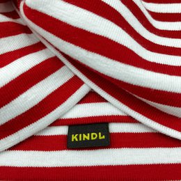 Hoofdband maritieme strip rode witte katoenen trui