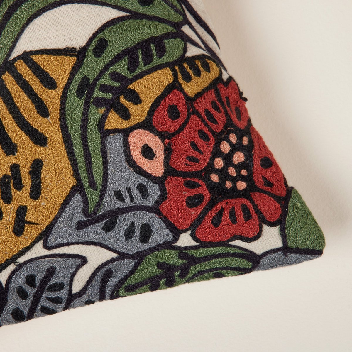 Funda de cojín TIGRIS marfil