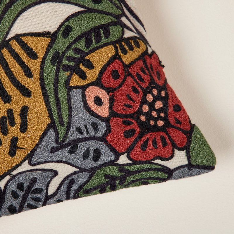 Ivory TIGRIS cushion cover