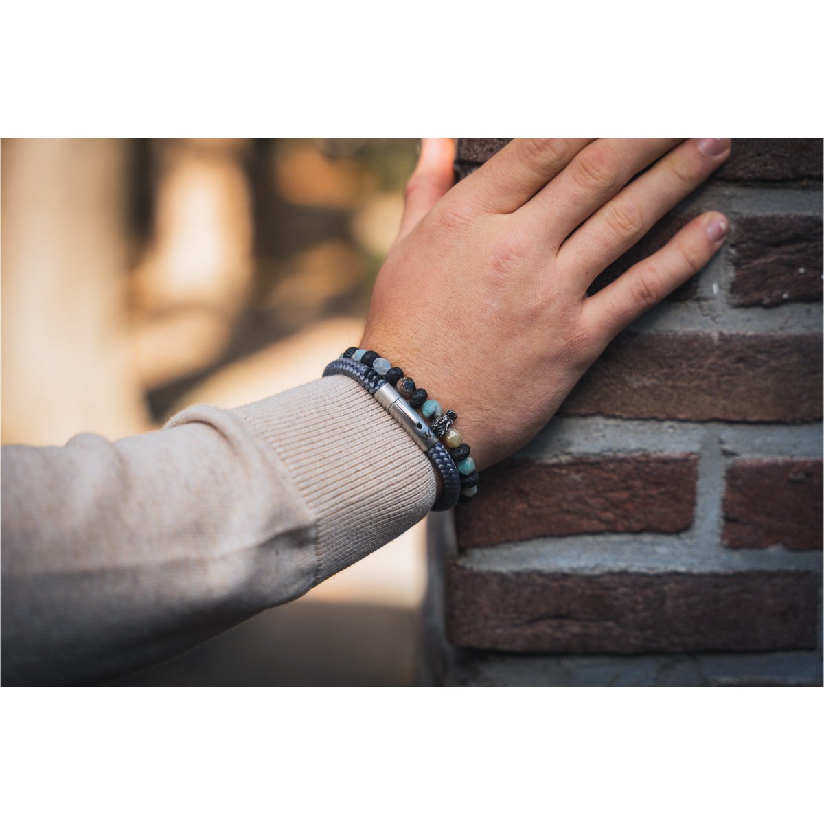 Seilarmband 6mm - Ruyter-Kollektion | Ausgabe schwarz