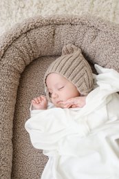 Kokon niemowlęcy ALL TEDDY / kokon niemowlęcy boucle - 2 kolory
