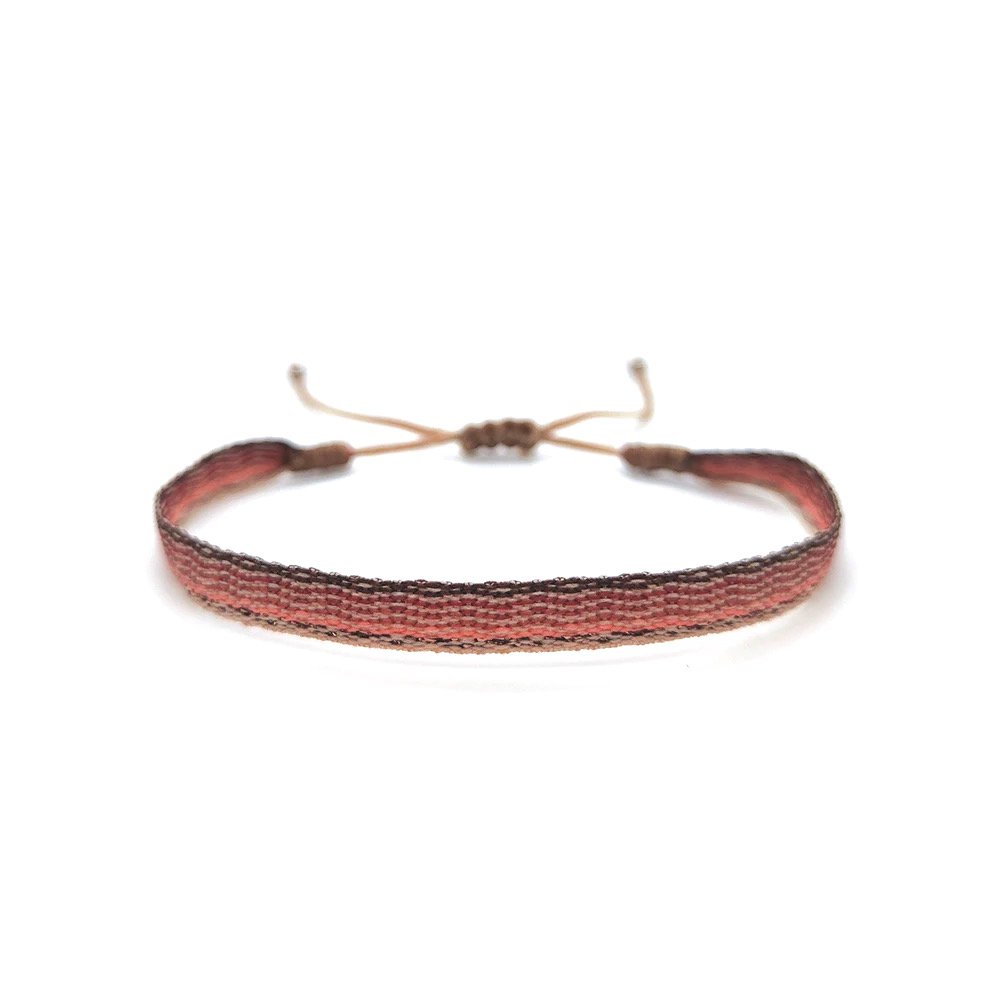 BOHO bracelet woven Colombia Sunset