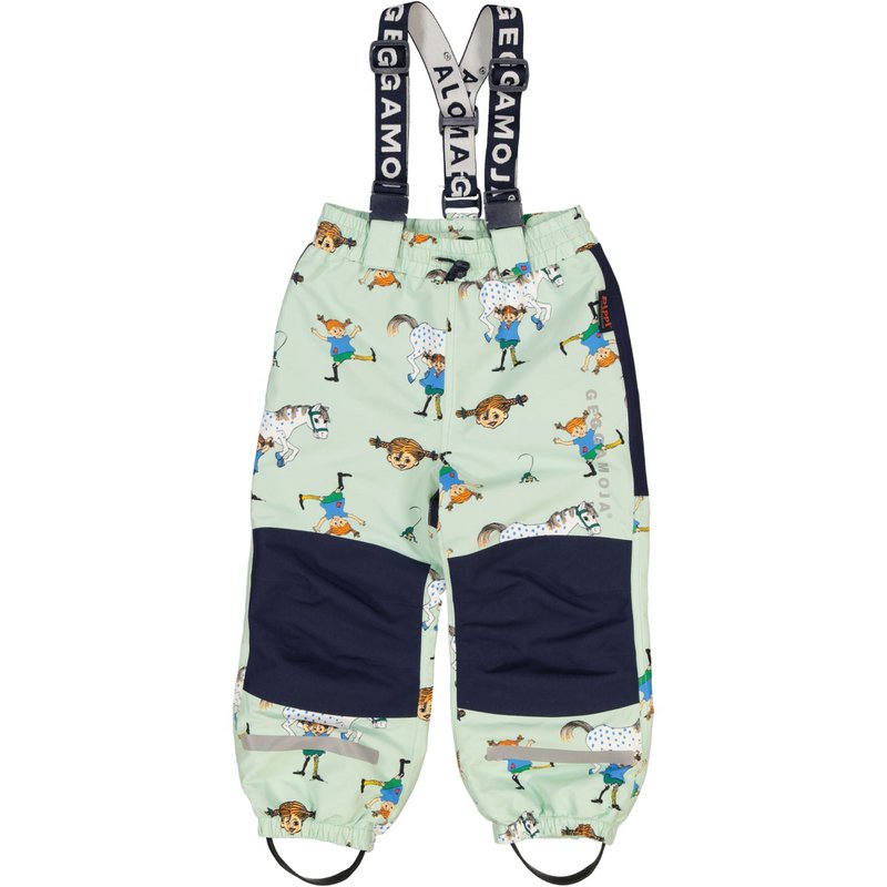 Pantalone conchiglia Pippi Calzelunghe Menta
