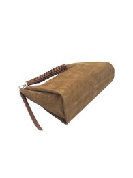 Borsa a tracolla in camoscio e vera pelle con tracolla, Made in Italy, art. 112754