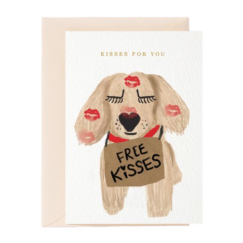 Kisses For You Greeting Card