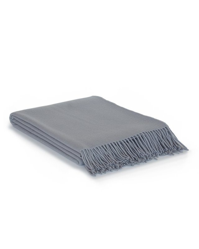 Wollwurfdecke Rio Gray