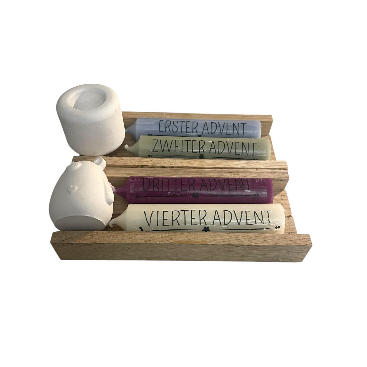 Embracing Christmas: Advent-Candles Set