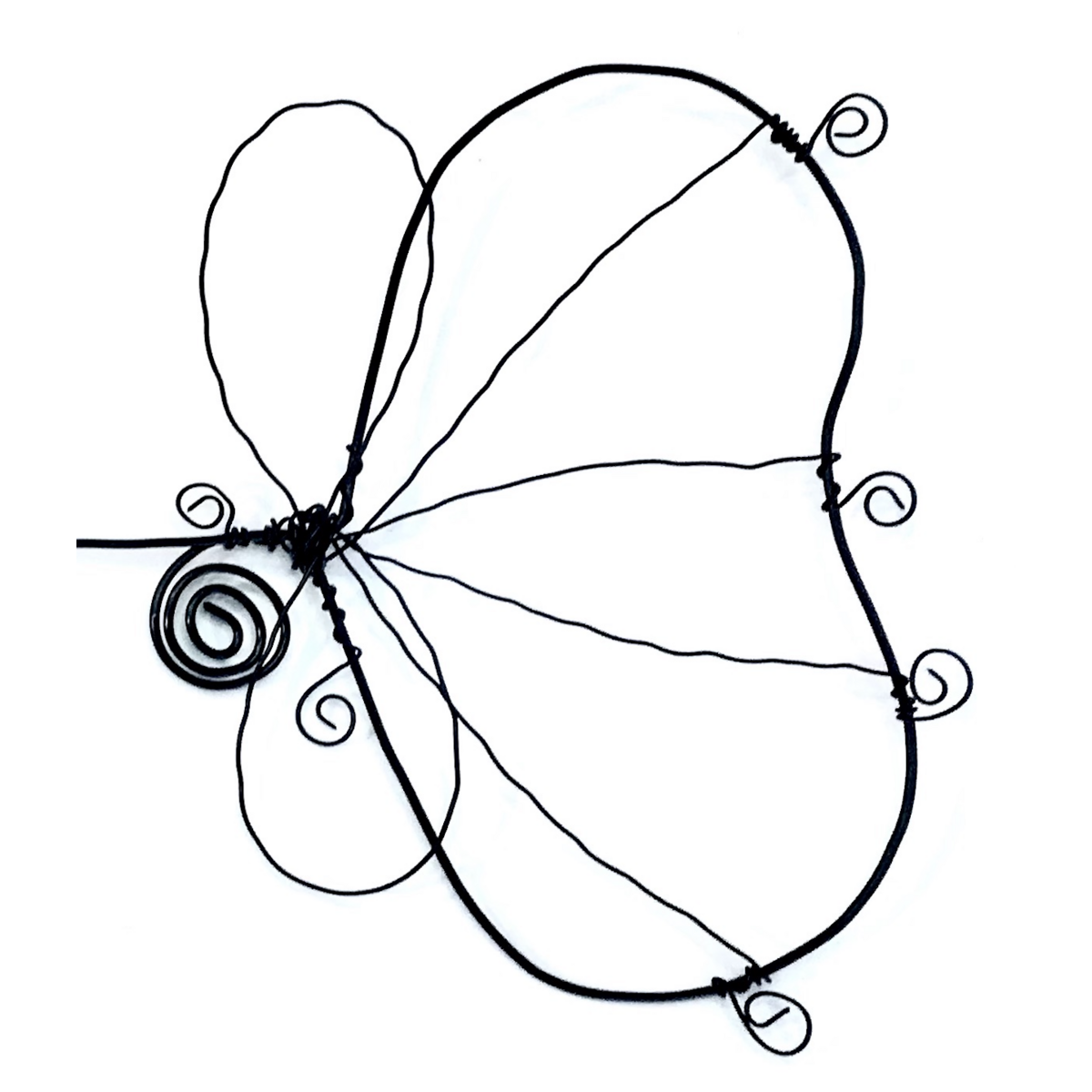 Ginkgo flower - "Happiness" - Wire wall decoration