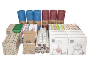 Dekorationsartikel-Komplettpaket PARTY mit 76 Artikel