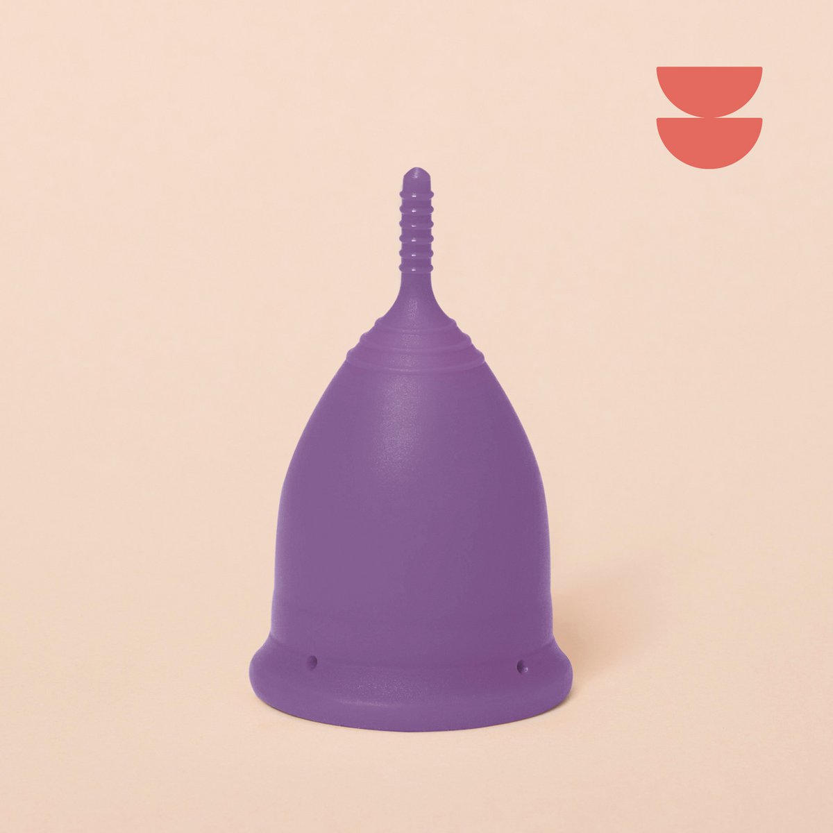 goddelijke menstruatiecup I Soft l Royal Purple l maat S