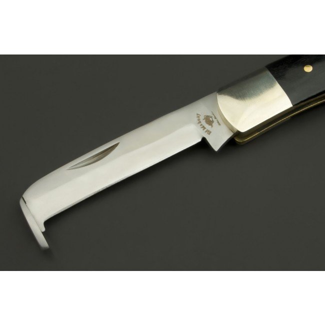 ED MAHONY Hufmesser, hoof knife, right gutter knife with secure back-lock, sharp scalpel sharpening