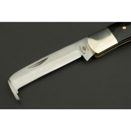 ED MAHONY hoefmes, hoefmes, gootmes rechts met veilige back-lock, scherp scalpel slijpen