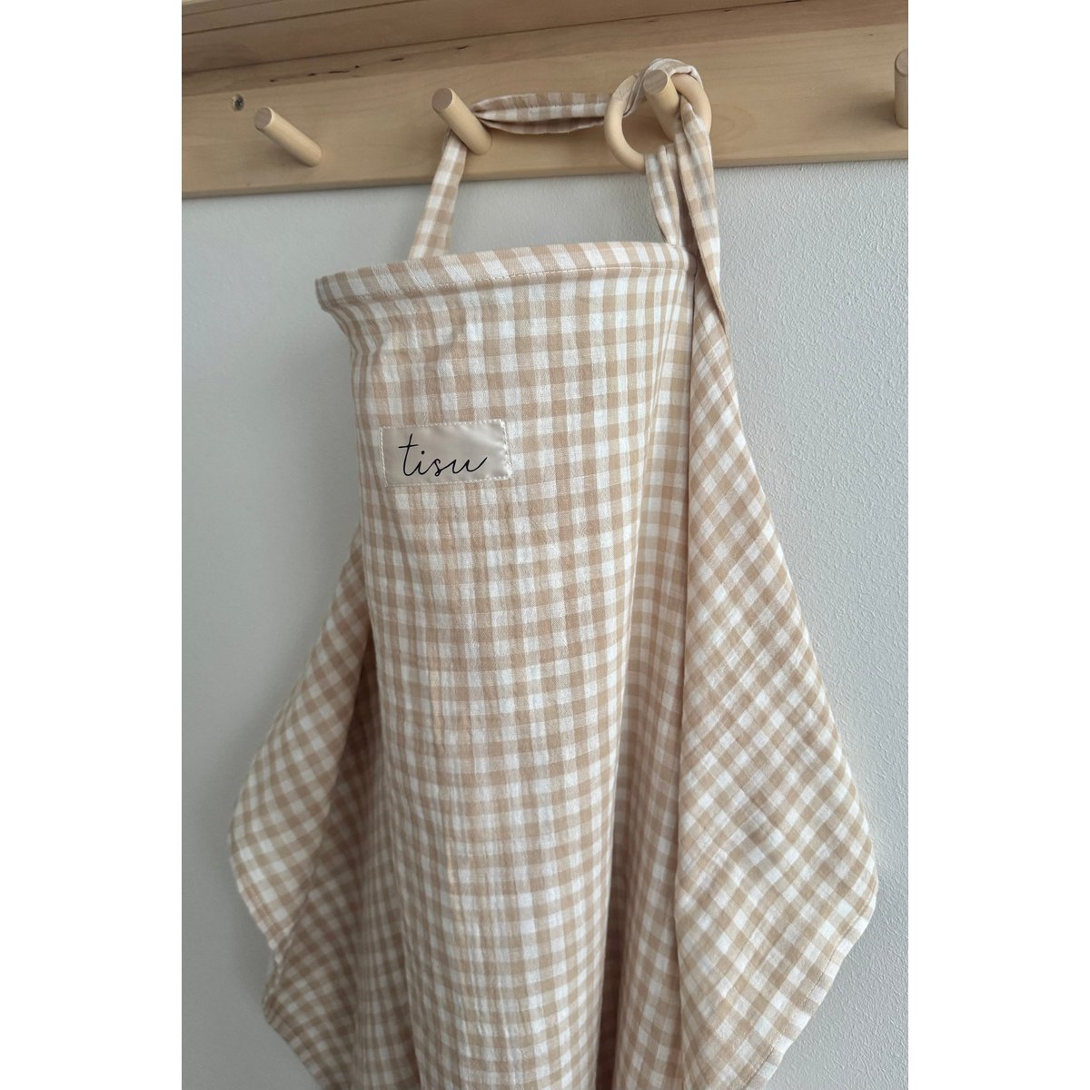 Copertura infermieristica Tisu, Beige Gingham