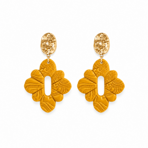SOPHIA – Orecchini Argilla 3 Colori Oro