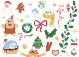 Jul midlertidig tatovering: Mini Elf