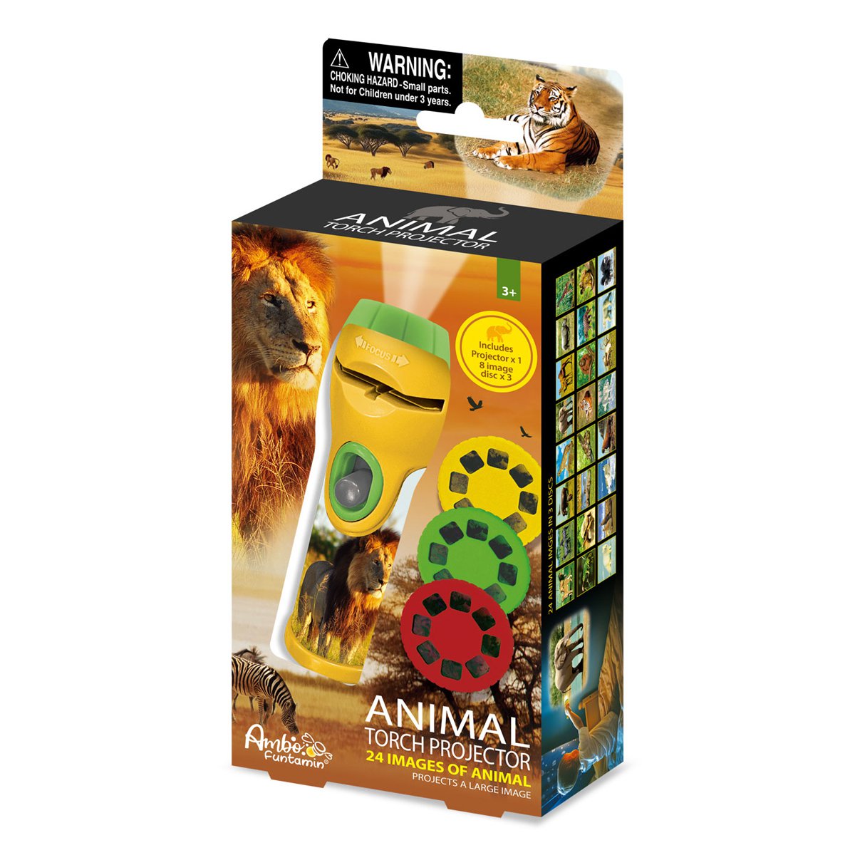 Torch Projector Light - Wild Animals