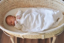 Sacco nanna in mussola biologica, certificato Oeko Tex | Sacco a pelo traspirante in cotone 100% | Coperta indossabile leggera per neonato | Regalo per la doccia per bambini