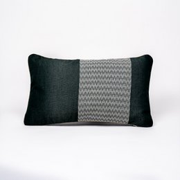 Housse de coussin décoratif vert Cim Lio