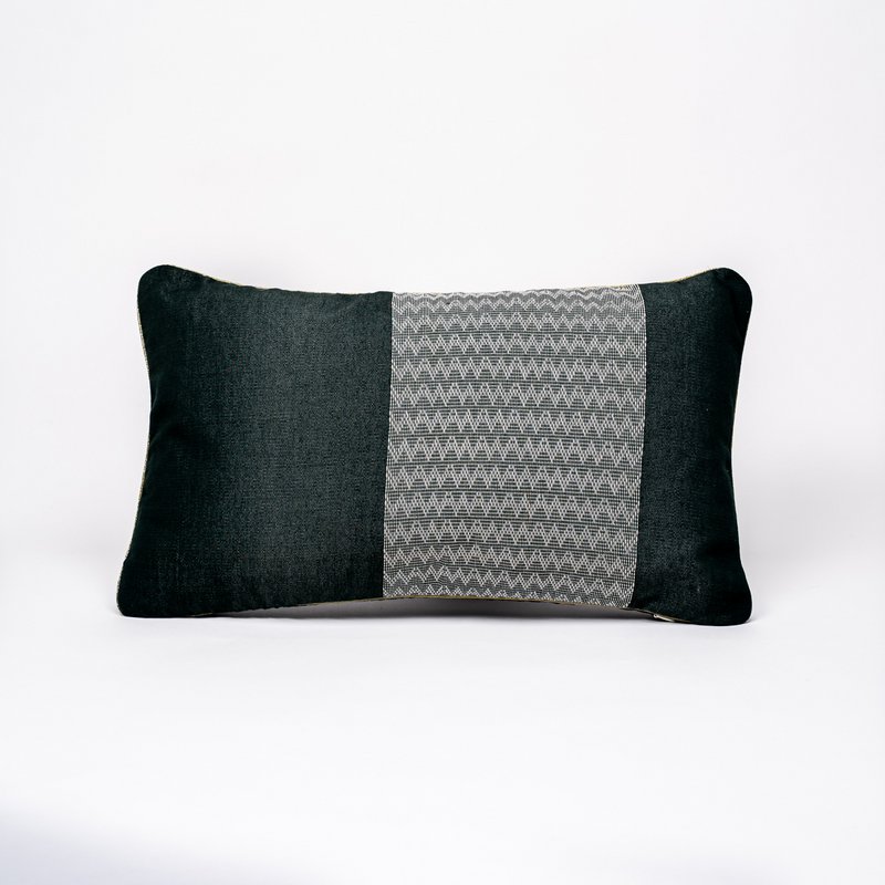 Housse de coussin décoratif vert Cim Lio