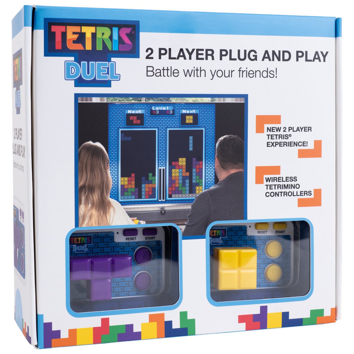 Tetris Duel - tv plug & play - 2 wireless controllers