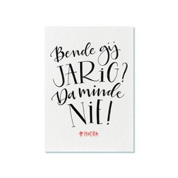 Ansichtkaart | Bende gij jarig? Da minde nie!