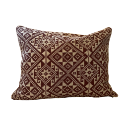 Dokmai bruine decoratieve kussenhoes