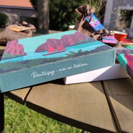 Reusable chalkboard gift box © Voyage collection
