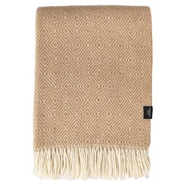 Plaid WOOOL - Diamant (Beige)