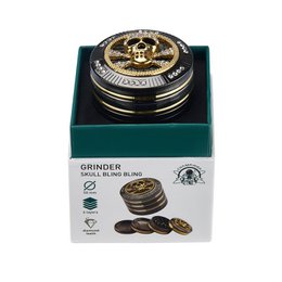 Grinder - Moulin à Herbes - Épices en Aluminium avec Tamis - 50 mm