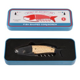 Tire-bouchon en forme de poisson dans une boîte - Spirit of Adventure