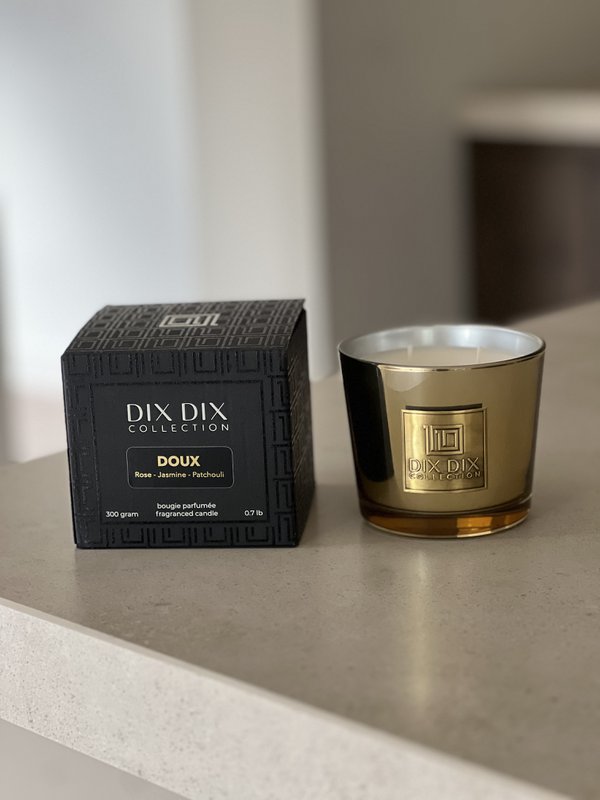 Luxuriöse und nachhaltige Duftkerze Doux - Gold - s