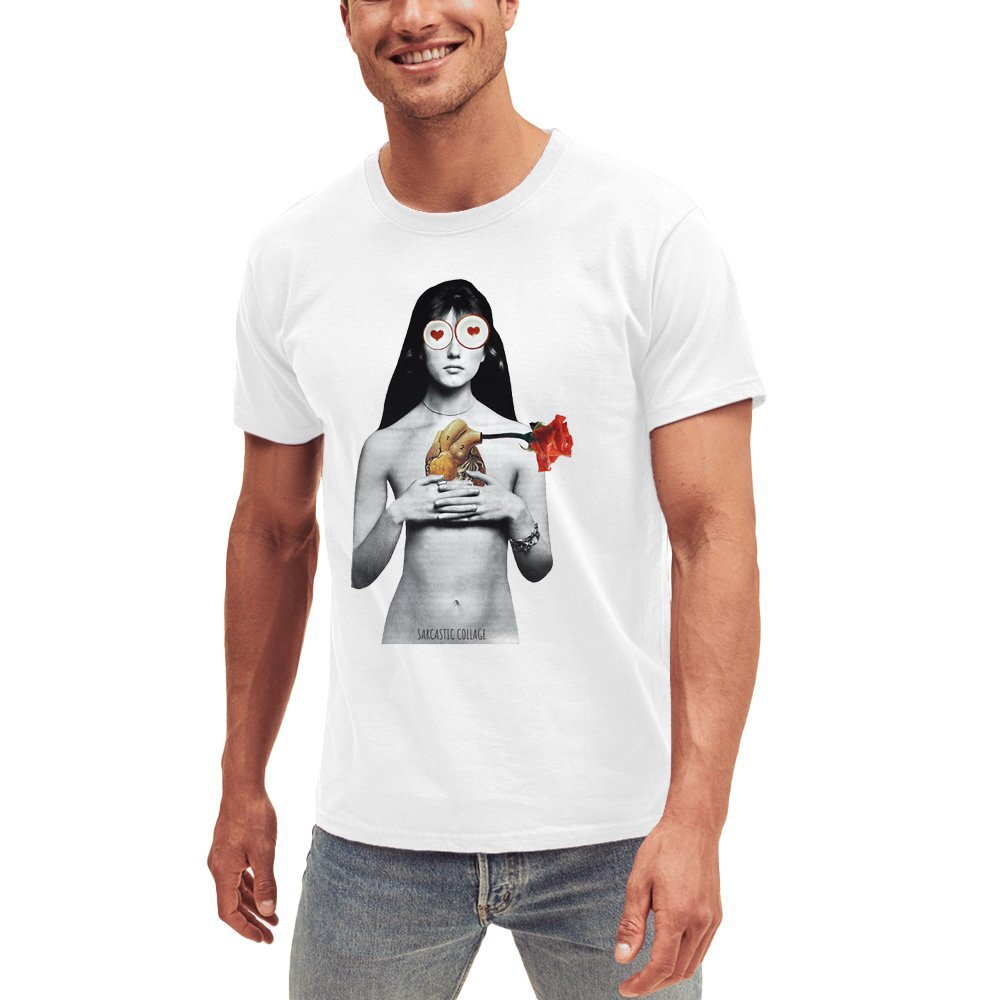 T-Shirt Unisex with print "Woman in Love" - Size S and M