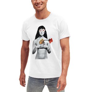T-Shirt Unisex mit Aufdruck „Woman in Love“ – Größe S und M