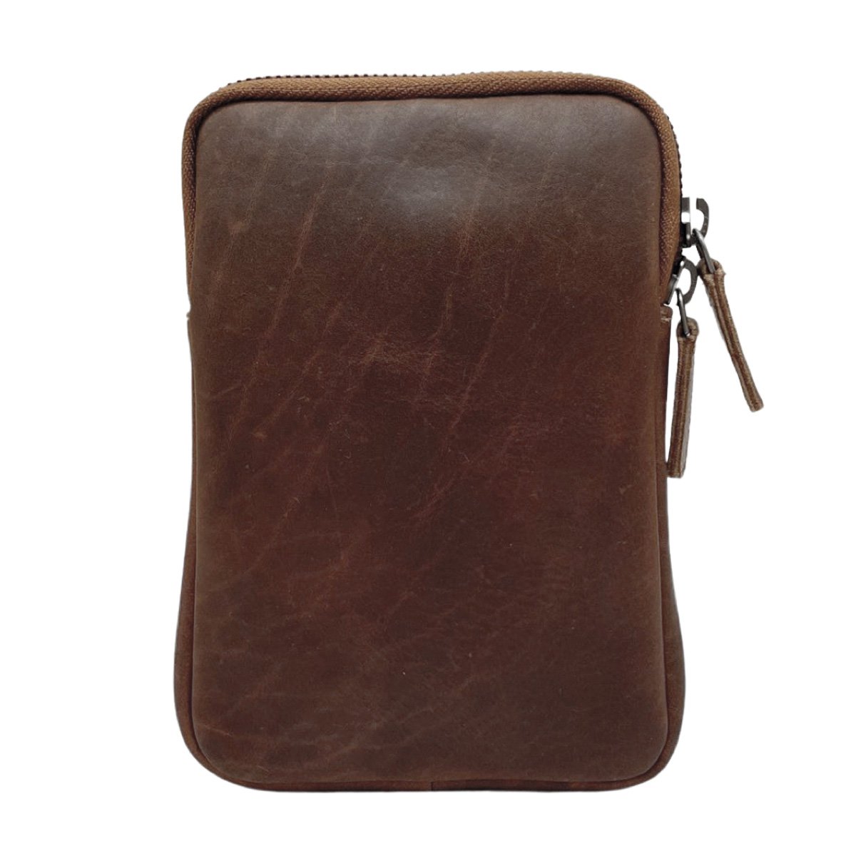 Lederhandytasche für Damen und Herren mit verstellbarem Schultergurt in 5 Farben
