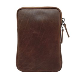 Lederhandytasche für Damen und Herren mit verstellbarem Schultergurt in 5 Farben