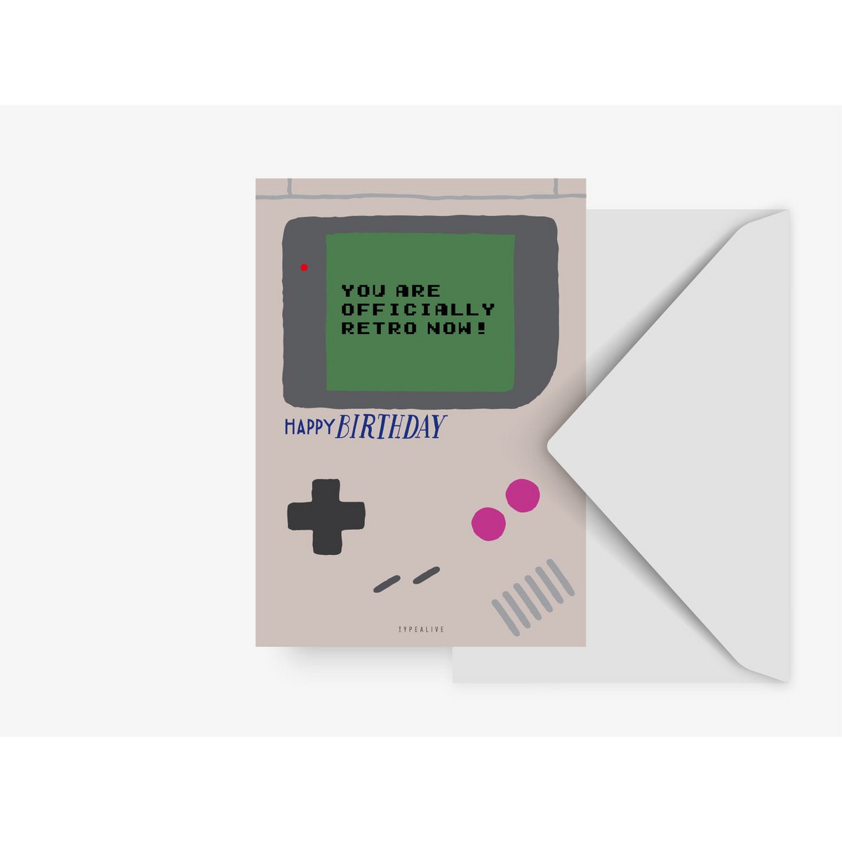 Postkarte / Officially Retro