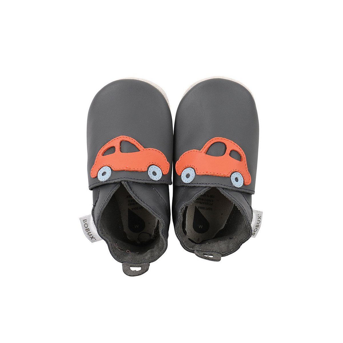 Soft Sole Racing Car Grey/Orange