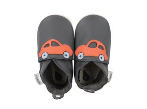 Soft Sole Racing Car Grey/Orange