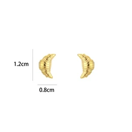 Croissant Studs - Oorknopjes JE18739 - Oro