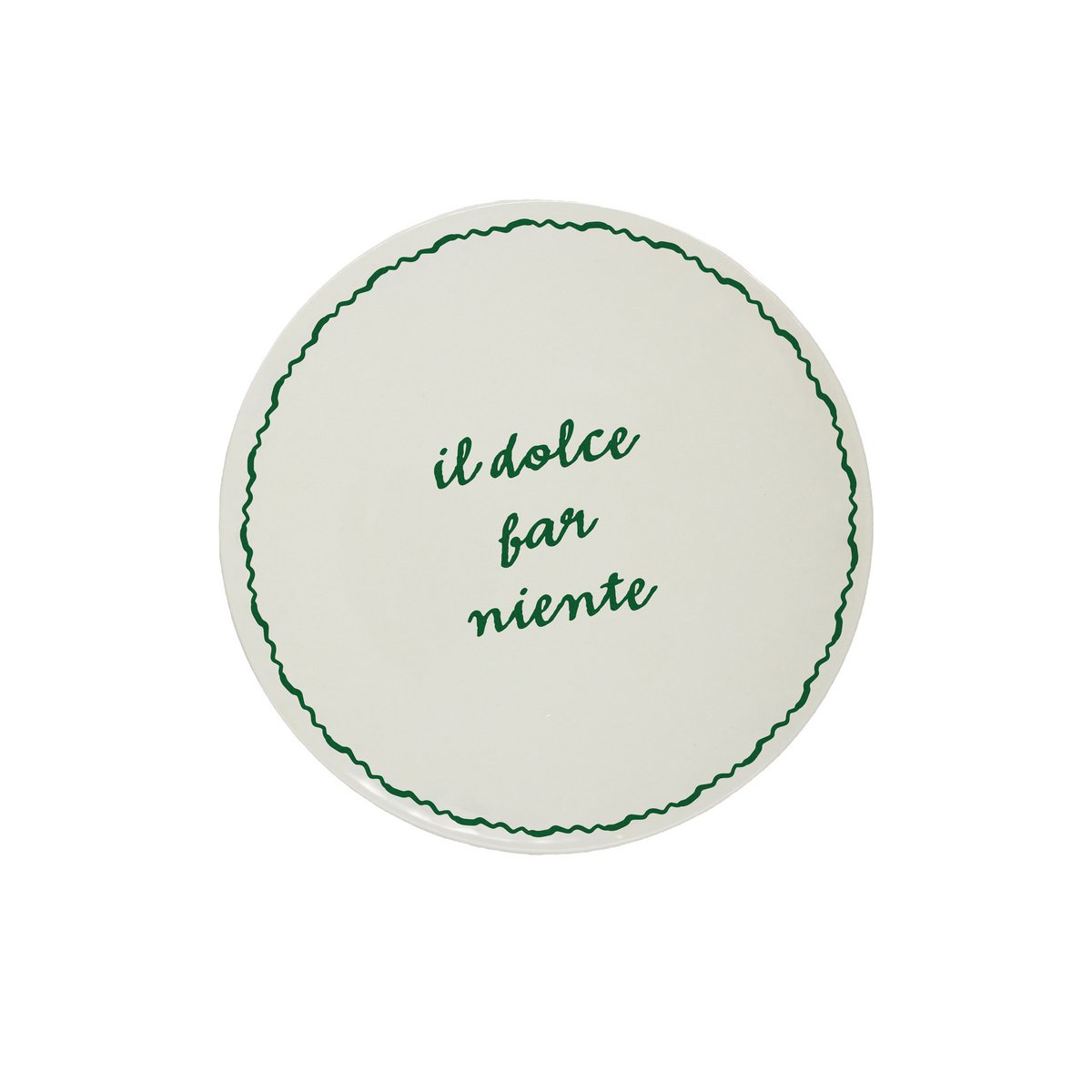 Dessert Plate "il dolce far niente" Vacay Mood