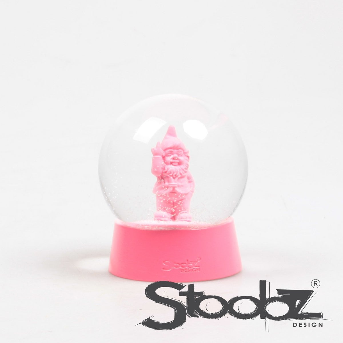 Schuddebol Kabouter Fuck You 10x10x12 cm fucsia