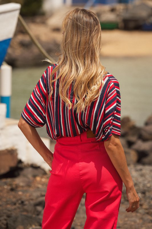 Blusa Riscas
