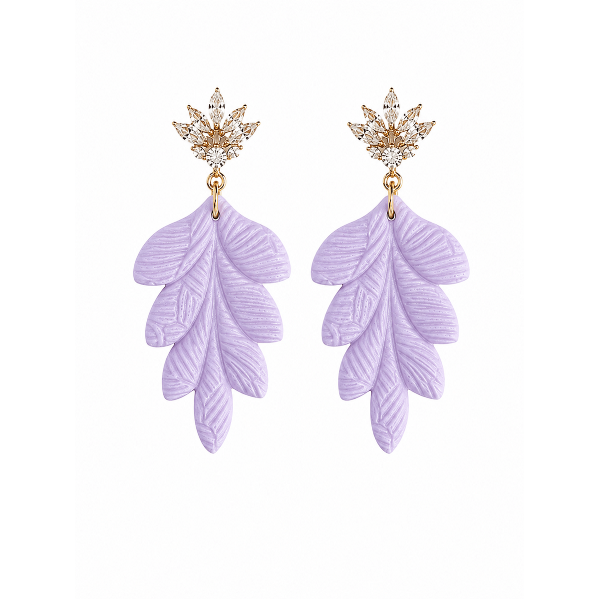 Liria - Leaf statement oorbellen