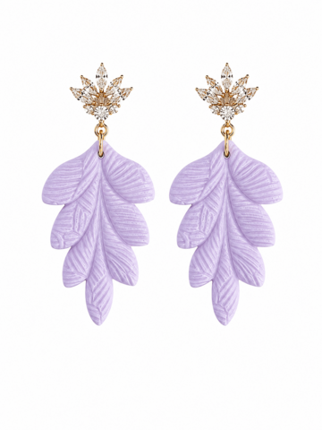 Liria - Leaf statement oorbellen